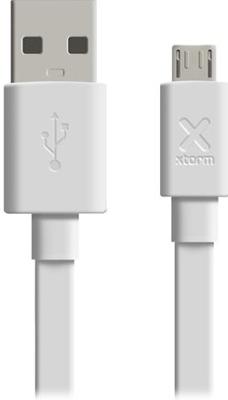 Xtorm Flat USB to Micro USB cable (1m) White