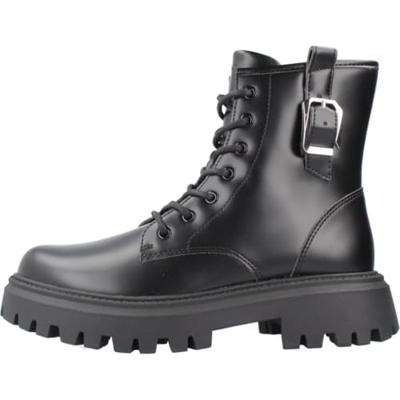 Hoge schonen J56M6C-J MAQUINNENS GIRL GEOX zwart