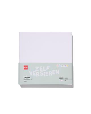 HEMA Canvasdoeken 20x20 - 2 stuks