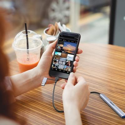 Unitek H1209AGY01 USB-A 5Gbps 7in1 USB-hub