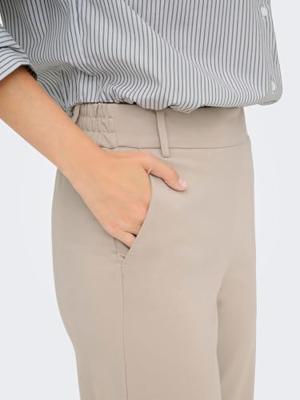 Only Onlpoptrash Mw Straight Pnt Noos Broek Pure Cashmere