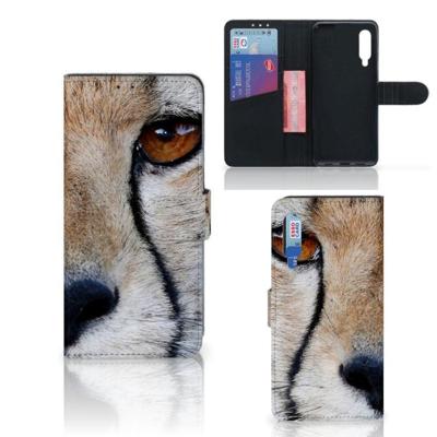 Xiaomi Mi 9 | Telefoonhoesje | Met pasjeshouder | Cheetah Xiaomi Mi 9 | Telefoonhoesje | Met pasjeshouder | Cheetah