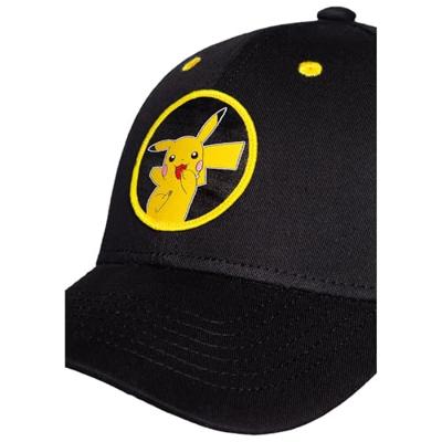 Pokémon - Men's Adjustable Cap Pikachu Black