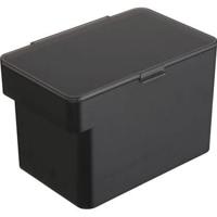 YAMAZAKI 5612 TOWER Pet Food Container (3,5 KG), zwart, ABS-hars/siliconen, minimalistisch, 30 x 19,7 x 19,2 cm - thumbnail