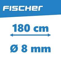 FISCHER FAHRRAD 85849 Kabelslot Zwart Sleutelslot - thumbnail