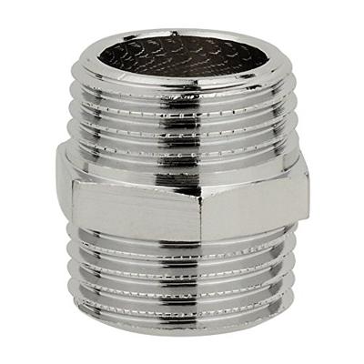 Kirchhoff Messing dubbele nippel, chroom, 1/2"ET - 989342155