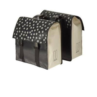 dubbele fietstas Urban load zwart/wit dubbele fietstas Urban load zwart/wit