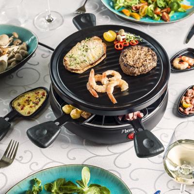 Bestron ARC650 raclette 6 persoon/personen Zwart 800 W
