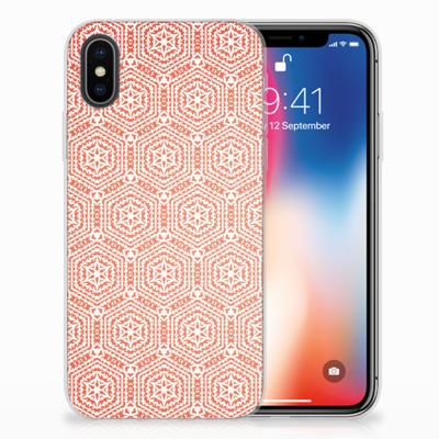 Apple iPhone X | Xs | TPU bumper | Pattern Orange Apple iPhone X | Xs | TPU bumper | Pattern Orange