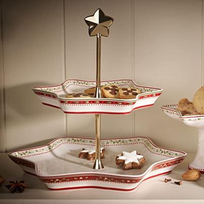 Villeroy & Boch Winter Bakery Delight Etagere hulst 25,5 cm Villeroy & Boch Winter Bakery Delight Etagere hulst 25,5 cm