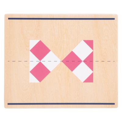 Small Foot houten symmetriespel met spiegel educatief