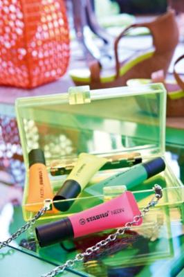 Markeerstift Stabilo Boss Original 4 neon kleuren Markeerstift Stabilo Boss Original 4 neon kleuren