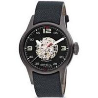 Horlogeband Breil TW0567 Leder/Textiel Zwart 22mm - thumbnail