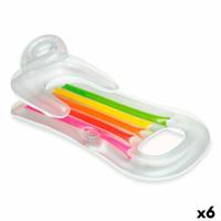 Opblaasbare zwembadstoel Intex Regenboog 160 x 53 x 85 cm (6 Stuks) - thumbnail