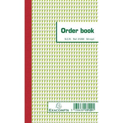 Orderboek exacompta 175x105mm 50x3vel | 10 stuks