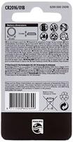Philips Knoopcel CR2016 3 V 1 stuk(s) Lithium Minicells - thumbnail
