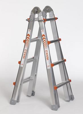 Waku Telescoopladder vouwladder 4x4 treden - 1413800101