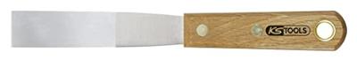 KS Tools 907.2261 Roestvrijstalen spatel, 25 mm, met houten handgreep KS Tools 907.2261 Roestvrijstalen spatel, 25 mm, met houten handgreep