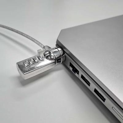 Notebookvergrendeling | Getallen | 1,8 m | Zilver