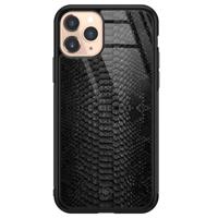 iPhone 11 Pro glazen hardcase - Black snake - thumbnail