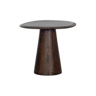 WOOOD Organische Bijzettafel 'Posture' Mangohout, 60 x 50cm, kleur Walnoot