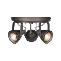 LABEL51 LED Spot 'Max' 3-lichts, kleur Burned Steel - thumbnail