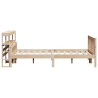 Bedframe zonder matras massief grenenhout 160x200 cm - thumbnail