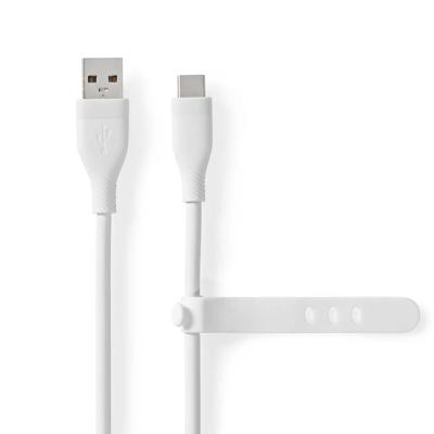 Nedis CCGB60800WT15 Usb-kabel Usb 2.0 Usb-a Male Usb-c™ Male 15 W 480 Mbps Vernikkeld 1.50 M Rond Silicone Wit Doos Nedis CCGB60800WT15 Usb-kabel Usb 2.0 Usb-a Male Usb-c™ Male 15 W 480 Mbps Vernikkeld 1.50 M Rond Silicone Wit Doos