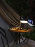 Tafellamp oplaadbaar led lamp Solar Saulio 24 cm - thumbnail