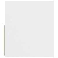 Nachtkastjes 2 st LED 60x35x40 cm wit - thumbnail