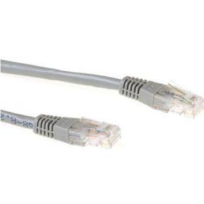 ACT IB3400 U/UTP CAT6A Patchkabel Grijs - 50 cm