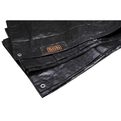Aanhangwagenhoes Black & Decker Zwart 3 x 4 m