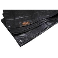 Aanhangwagenhoes Black & Decker Zwart 3 x 4 m - thumbnail