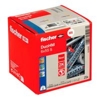 Fischer 572925 DuoHM 6x55 S PH TX Hollewandplug 55 mm 25 stuk(s) - thumbnail
