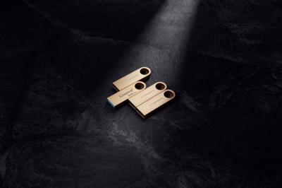 USB stick Kingston DataTraveler SE9 G3 256 GB Gouden - thumbnail