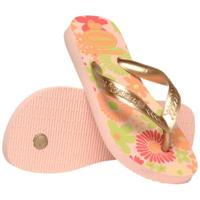 Teenslippers kids Flores Ballet HAVAIANAS goudbeige - thumbnail