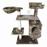 Krabpaal voor Katten Gloria Jarama Boomstructuur Bruin Hout Papier Sisal (35 x 100 x 60 cm) - thumbnail