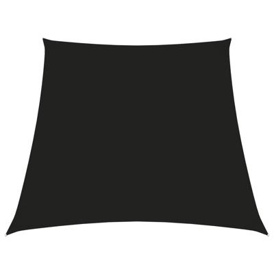 VidaXL Zonnescherm trapezium 3/4x3 m oxford stof zwart