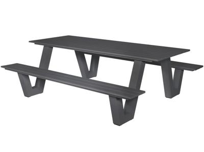 Picknicktafel Breeze aluminium antraciet Picknicktafel Breeze aluminium antraciet
