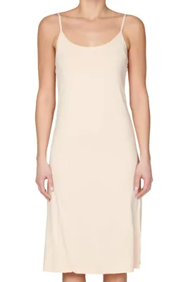 Gaubert Onderjurk Extra lang - Spaghetti bandjes - Lange neglige - Verstelbare bandjes