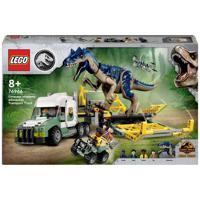 LEGO jurassic world 76966 dinosaurusmissies: allosaurus transporttruck - thumbnail