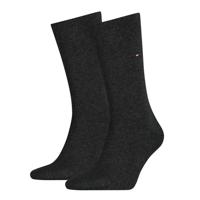 Tommy Hilfiger Men Sock Classic Antraciet melange 2-pack-43/46 - thumbnail