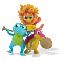 Dora Vrolijke Vrienden figurenset 5-delig - thumbnail