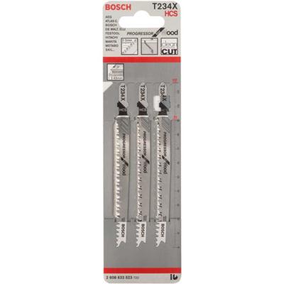 Bosch Accessoires Decoupeerzaagblad T 234 X Progressor for Wood 3st - 2608633523