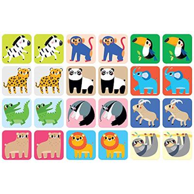 Banana Panda - grote memory spel wilde dieren - 24st.