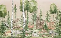 Komar Into Wonderland Fotobehang Cuddly Buddies - IAX8-0061 - thumbnail