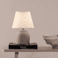 Nohr Tafellamp 'Jatasha' kleur Grijs - thumbnail