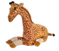 Wild Republic knuffel giraffe junior 65 cm pluche bruin/beige - thumbnail