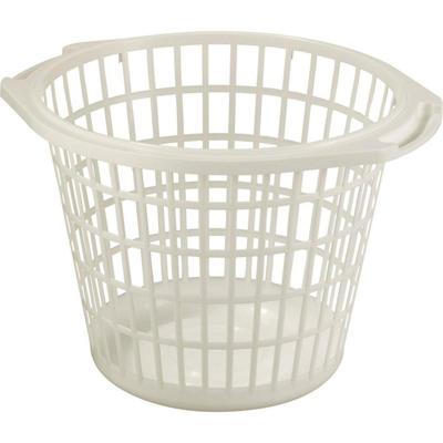 Wasmand Rond 48 cm Wit