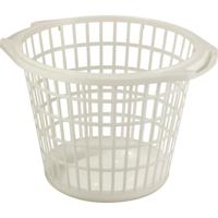 Wasmand Rond 48 cm Wit - thumbnail